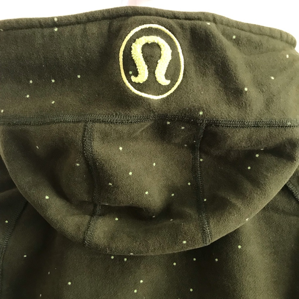 lululemon athletica scuba full zip hoodie, size 4